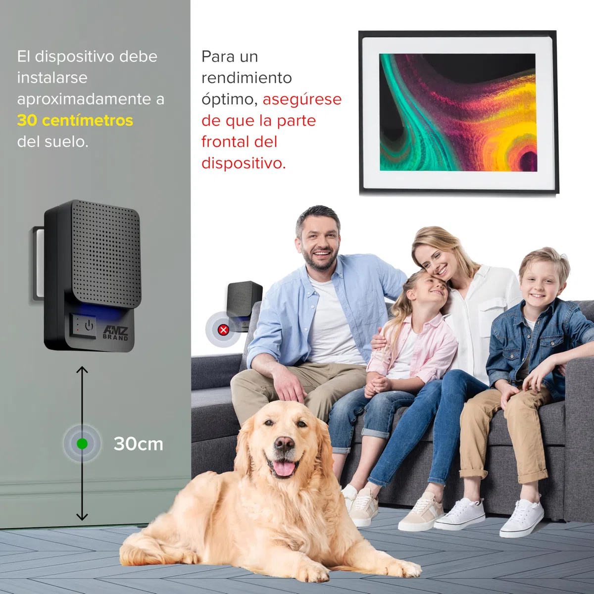 AMZ BRAND Repelente Ultrasónico de Plagas 2 Paquetes - Potente Repelente de Ratones - 3 Modos de Trabajo - Amplio Rango de Frecuencia - Ideal para Ratones, Ratas, Mosquitos, Cucarachas, Polillas