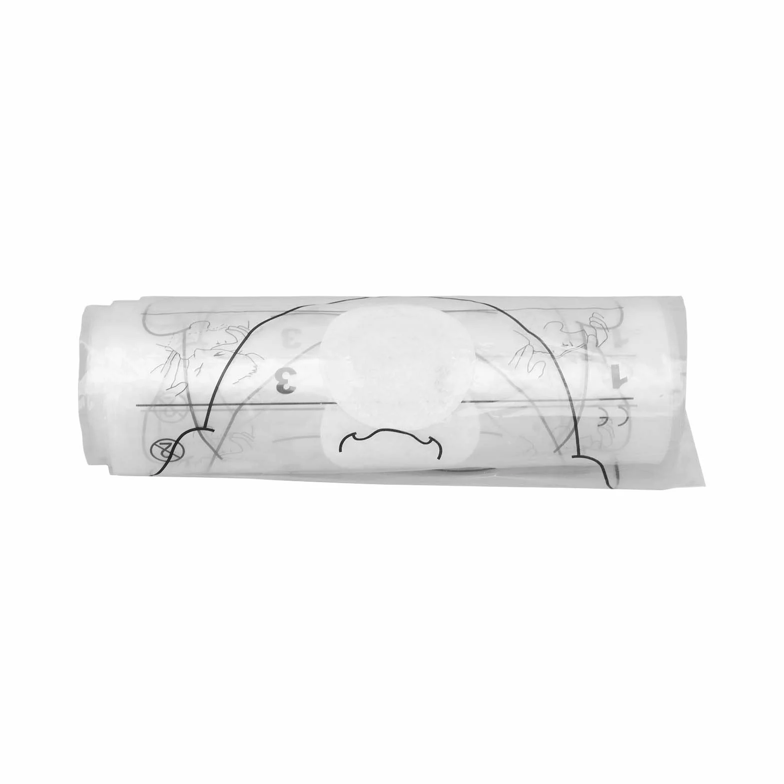 CPR Face Shield 1 Roll Cardiopulmonary Resuscitation Barrera Desechable Cardiopulmonar Reanimación Cardiopulmonar Reanimación de Emergencia o Entrenamiento