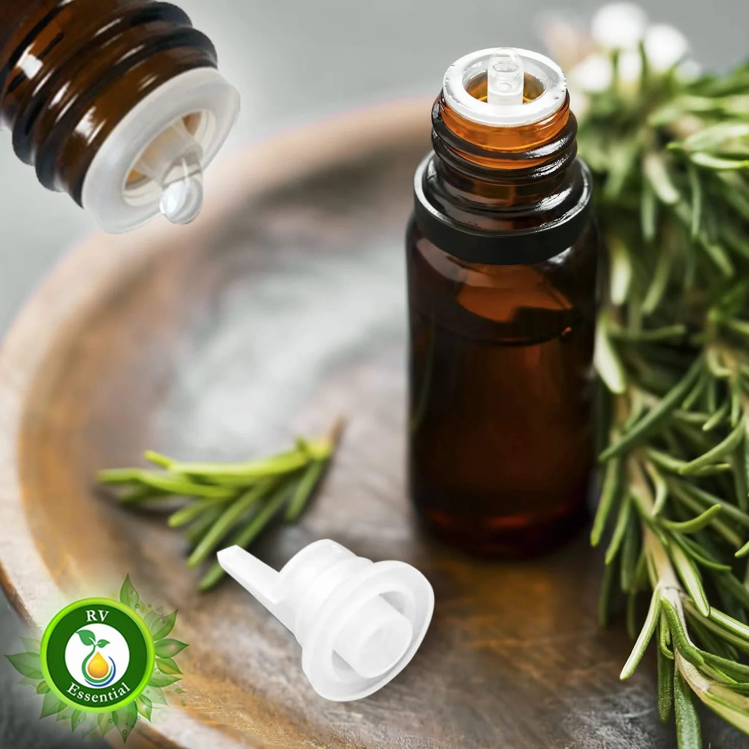 R V Essential Aceite portador puro de Babchi 30ml Psoralea Corylifolia Prensado en frío