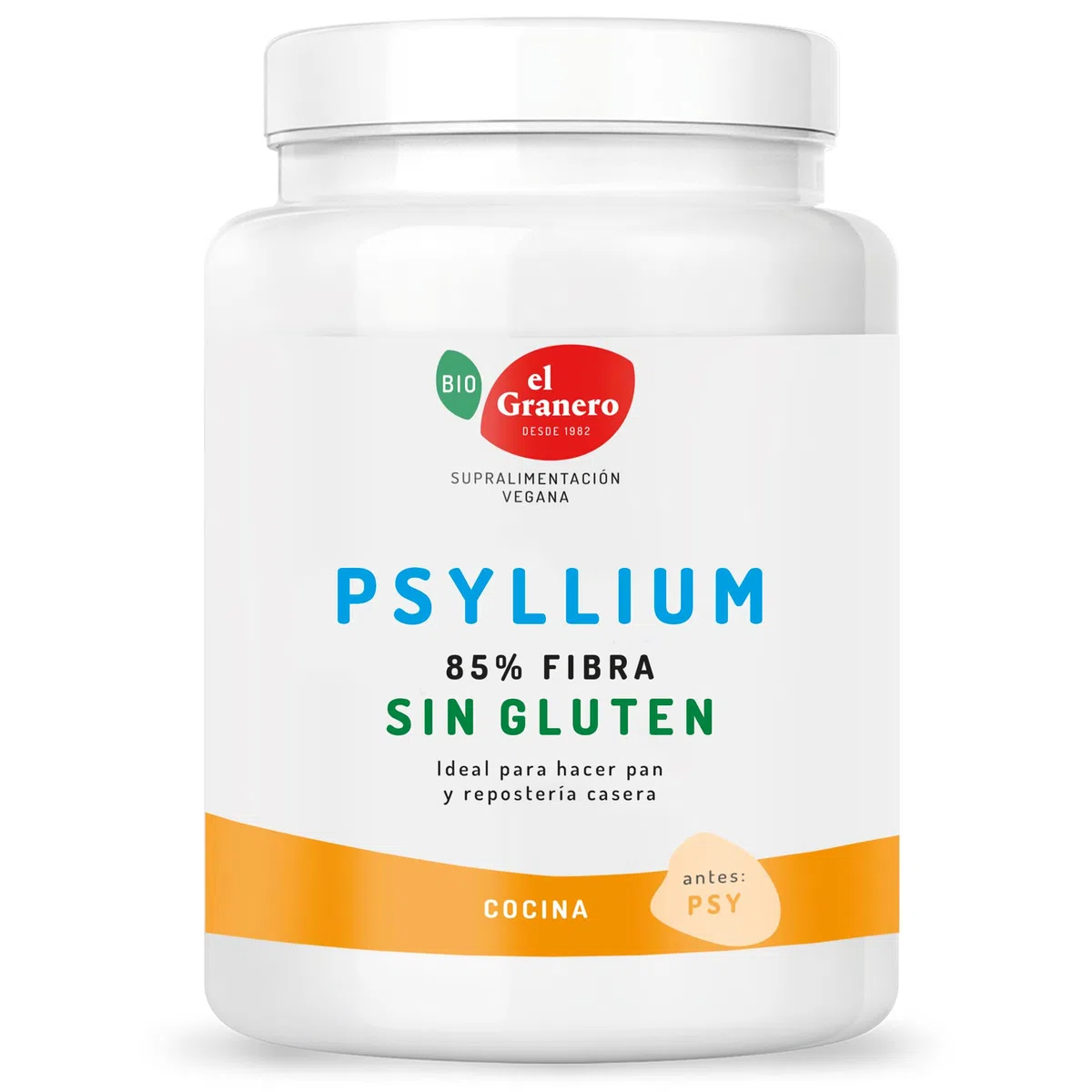 El Granero Integral - Psyllium BIO - 400 g - Superalimento Vegano - Alto Contenido en Fibra - Contribuye al Normal Funcionamiento Intestinal y Digestivo - Ayuda a Controlar el Peso