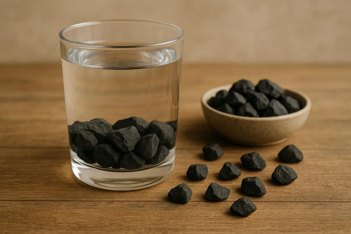 Shungit en Bruto Pequeños (Pack de 1 kg), Piedras de Shungita, Sungita, Shungite Original para Purificacion de Agua