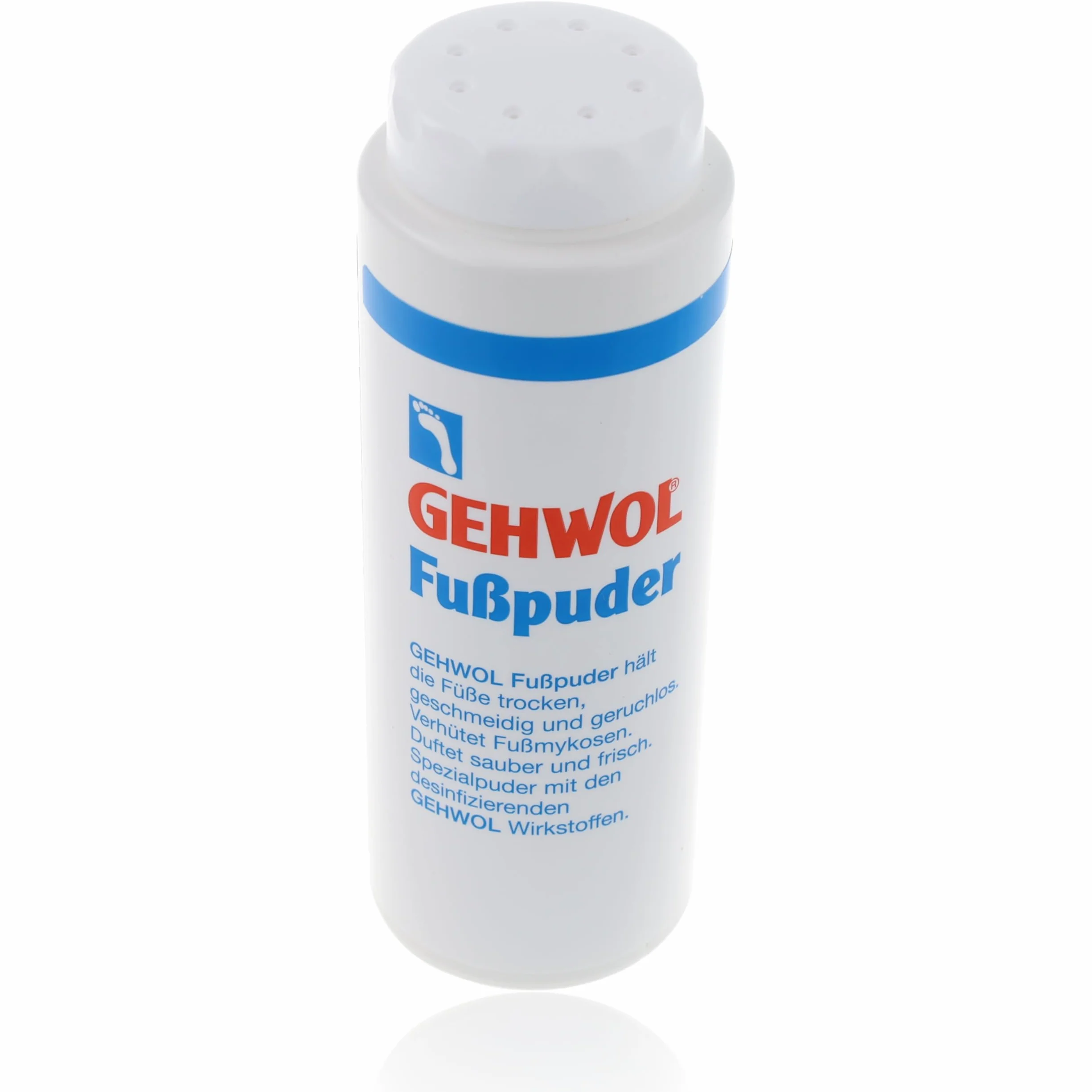 Gehwol Polvo para Pies, Sin olor antibacteriano Talco 100 gr Previene Atletas Pie - Se puede usado para pies, Zapatos & Calcetines