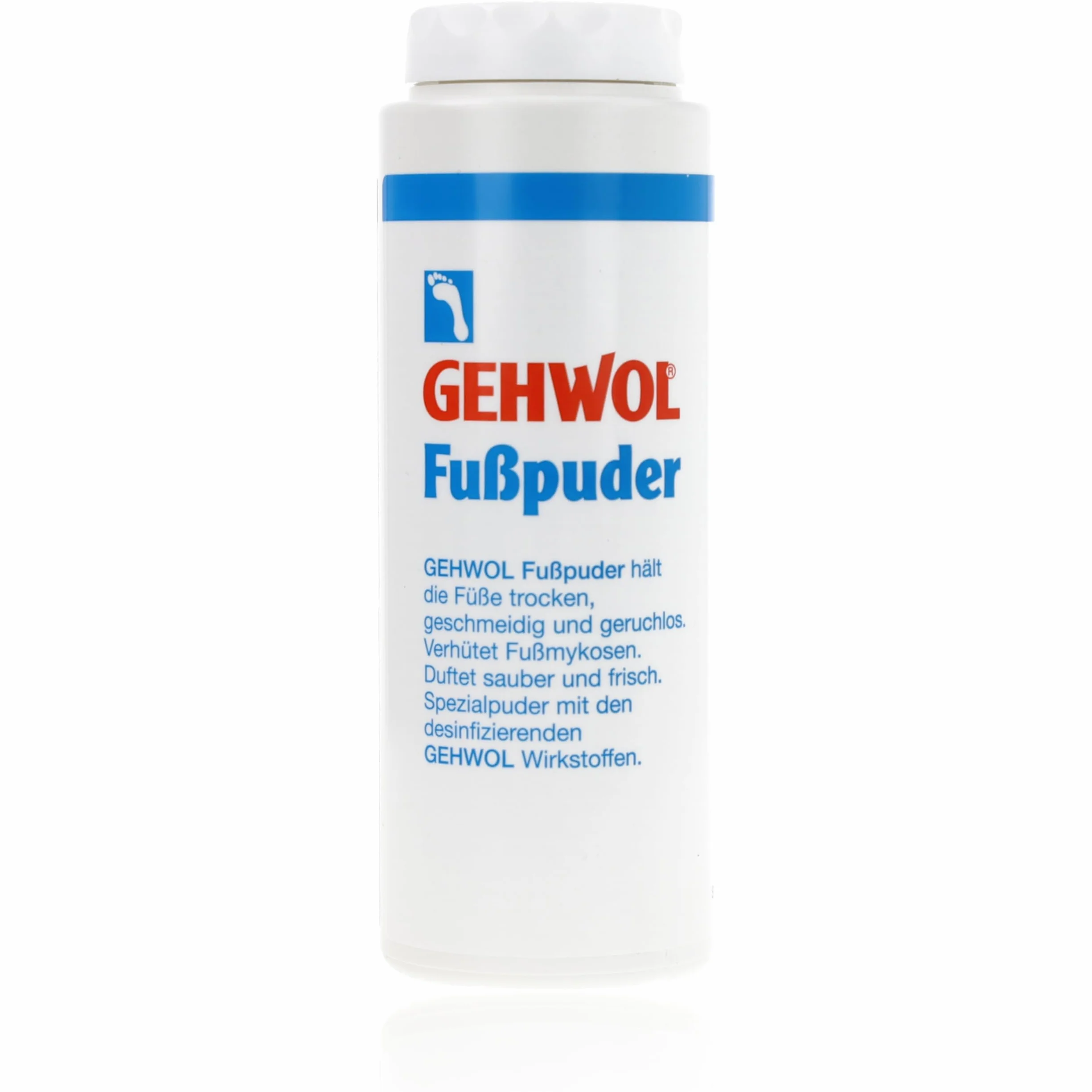 Gehwol Polvo para Pies, Sin olor antibacteriano Talco 100 gr Previene Atletas Pie - Se puede usado para pies, Zapatos & Calcetines