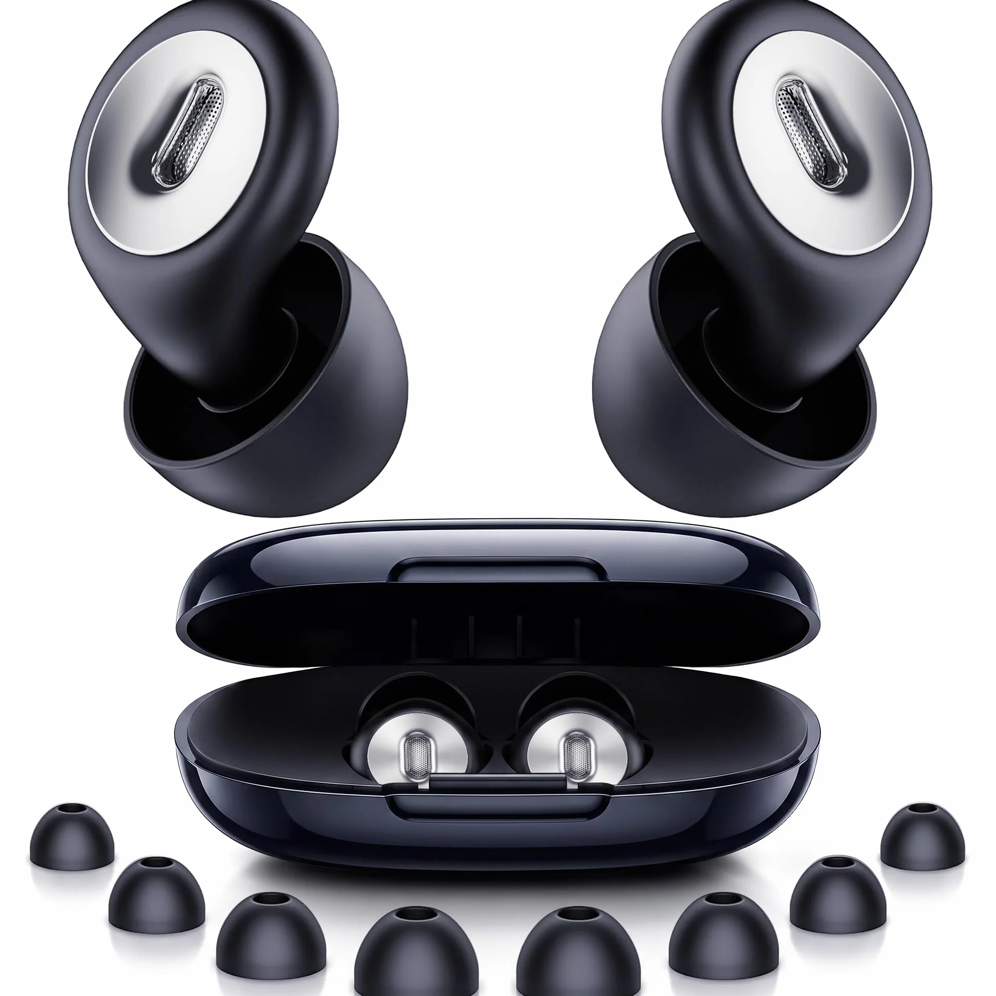2026 Fioobie Tapones Oídos Ruido Dormir Pro-46dB Anti-Ruido(ASTM Certificado)|Filtro AcousticWave Pro(40-5000Hz)|Dormir de Lado,Trabajar,Viajar,Estudiar,Conciertos|Reutilizables(1000+ Lavados)