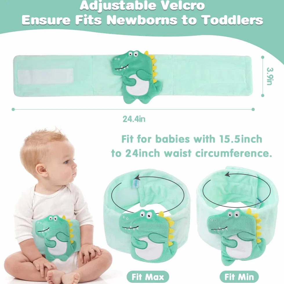 Hilph Bolsa de Gel Frio y Calor Envoltura para Bebés Cólicos, Gases y Malestar Estomacal Alivio, Los niños pequeños calientan el cinturón del vientre Terapia de calor, Alivio Natural del Dolor